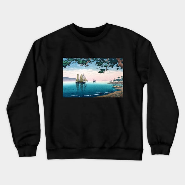 Maiko Beach by Tsuchiya Koitsu Crewneck Sweatshirt by Takeda_Art